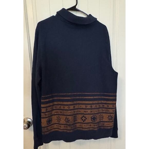 Men's Arizona Jean Shawl Collar Cardigan With Tribal Pattern XL - Picture 5 of 5